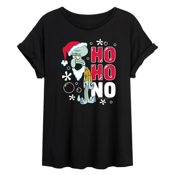 SpongeBob SquarePants - Ho Ho No - Juniors Ideal Flowy Muscle T-Shirt