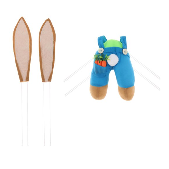 Transemion Indoor Easter Bunny Butt With Ears Welcome Sign Home Centerpieces And Festive Gatherings Easter Wreath Attachment Hotel