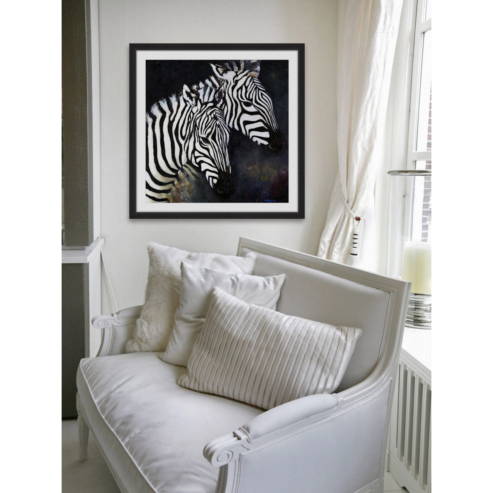 Marmont Hill "Happy Together" by Bergerac Framed Painting Print