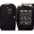 thumbnail image 2 of God Said I Am Sweatshirt – Double-Sided Camo Coquette Pullover, Religious Bow Sweater, Trendy Mama Christian Girl Gift, 2 of 7