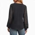 thumbnail image 5 of Godom Plus Size Tops for Women Long Sleeve Crewneck Shirts Solid Color T Shirts Plain Basic Tees, 5 of 7