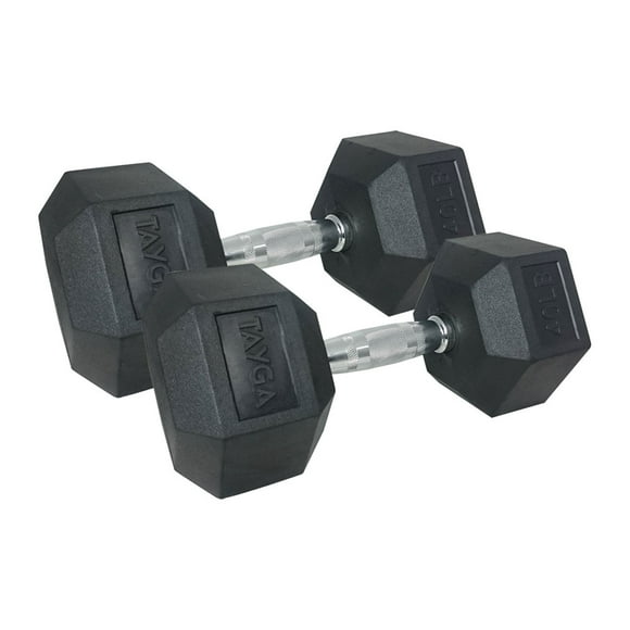 Par Mancuernas Hexagonales Tayga 40 Lb