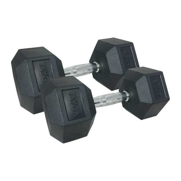 Par Mancuernas Hexagonales Tayga 40 Lb Walmart en línea