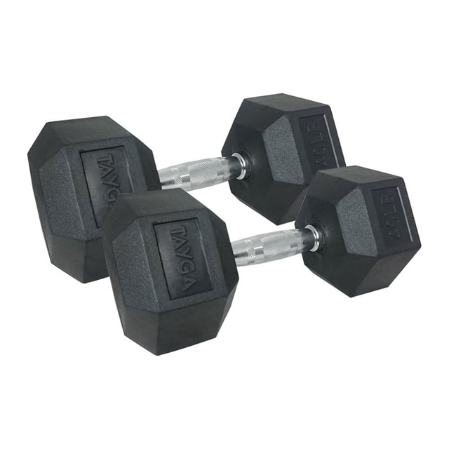 Par Mancuernas Hexagonales Tayga 40 Lb
