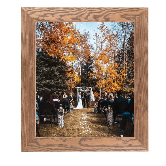 ArtToFrames 12" x 18" Honey Picture Frame, 12x18 inch Brown Wood Poster Frame (WOM-4459), 1 Pack