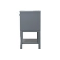 thumbnail image 3 of Elegant Lighting VF2101 Mason 24" Free Standing Single Basin Vanity Set - Grey, 3 of 7