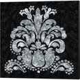 thumbnail image 3 of Great Art Now Textured Damask on Black by Lee C 2 Piece Canvas Art Set Each 14W x 14H, 3 of 3