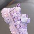 thumbnail image 6 of enyan Little Girl Sneakers Boys Girls Tennis Shoes Kids Lightweight Breathable Sneakers Lace-up Running Athletic Shoes,Purple,Size 10, 6 of 7