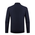 thumbnail image 4 of M-4X Plus Size Turtleneck Sweaters for Men Long Sleeve Big & Tall Sweatshirts Fleece Lined Stretchy Slim Pullover Solid Basic Thermal Warm Sweater, 4 of 4