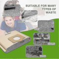thumbnail image 2 of 10 Pieces Vacuum Bags For 6.959-130.0 Paper Bags For Vacuum Cleaners Wd3 Wd3p, 2 of 3