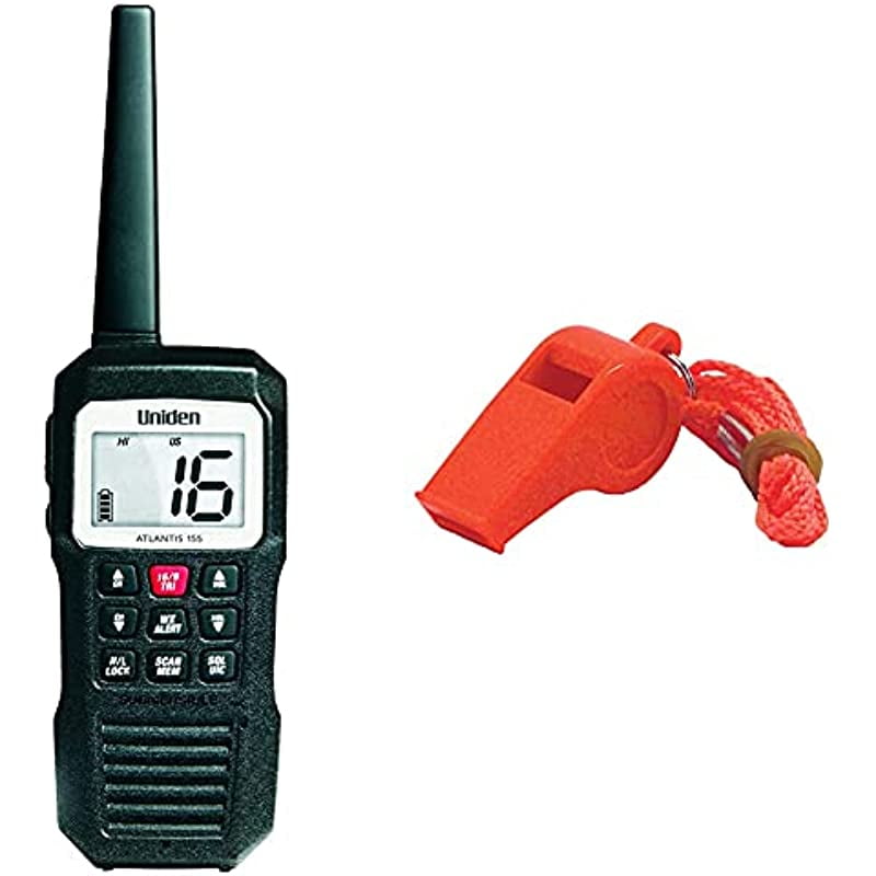 Uniden Atlantis 155 Handheld TwoWay VHF Marine Radio, All USA