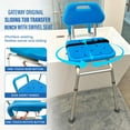 thumbnail image 3 of Premium Sliding Bath Transfer Bench with Swivel Seat-Padded, 3 of 12