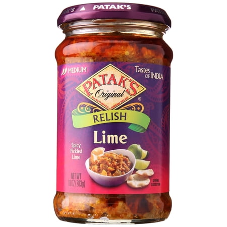 Patak's Lime Pickle Relish - Medium 10 oz. EACH