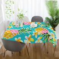 thumbnail image 6 of SKYSONIC Cute Print Tablecloth Waterproof Washable Polyester Square Table Cover Durable Tablecloth for Kitchen Dining Table Party Decor (60 X 90 Inch), 6 of 7