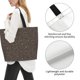 thumbnail image 3 of Balery Dinosaur Bolsa Tote Estilo Estético con Cremalleras, Bolsa de Hombro, Bolsa de Compras Grande y Plegable, 3 of 8