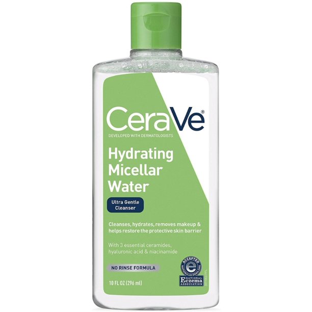 3 Pack CeraVe Hydrating Micellar Water Ultra Gentle Cleanser 10 oz