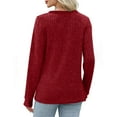 thumbnail image 5 of My Items BeiFu Sweaters for Women Big and Tall Long Sleeve Pullover Oversized Top Western Outfit Sweaters For Women Casual Everyday Long Sleeve Shirts, 5 of 6