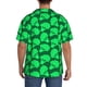 thumbnail image 3 of Balery Green Broccoli Camisa Casual de Manga Corta con Botones para Hombre, Texturizada, Estilo Cubano, para Playa, Verano-XX-Large, 3 of 5