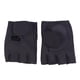 thumbnail image 2 of BRIGHTFUFU Un par de guantes profesionales de ciclismo, culturismo, mancuernas, fitness, levantamiento de pesas, gimnasio, adultos, guantes protectores transpirables de medio dedo, talla L (negro), 2 of 7