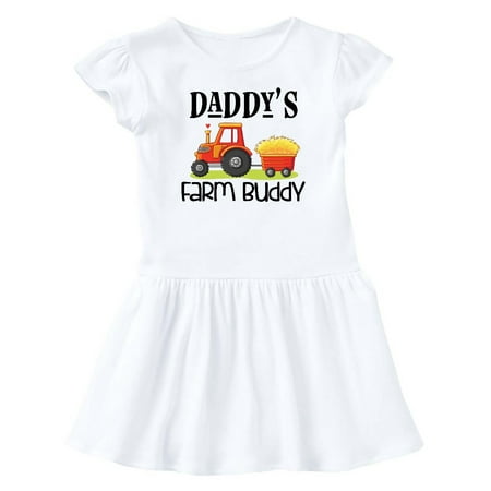 

Inktastic Daddy Farm Buddy Cute Tractor Gift Baby Girl Dress