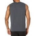 thumbnail image 2 of Russell Athletic T-Shirt Musclé Sans Manches en Coton Performance Homme, Noir Chiné, 3X-Large, 2 of 2