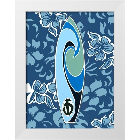 Harper, Ethan 25x32 White Modern Wood Framed Museum Art Print Titled - Endless Summer II
