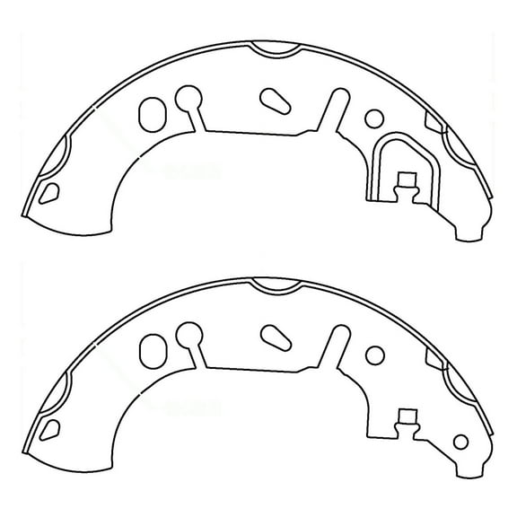 Centric 111.10461 Brake Shoe Fits select: 2013-2019,2021-2023 NISSAN SENTRA