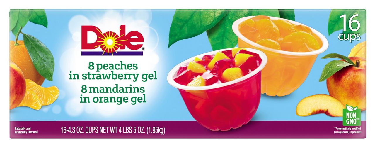 Product of Dole Fruit in Gel Cups Variety Pack 16 Pk. 4.3 oz.