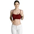 thumbnail image 2 of Emmalise 8 Pack Women’s Light Support Stretch Camisoles Bold Primary Palette-L, 2 of 6