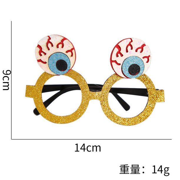 2023 Nuevo Estilo Decoración De Halloween Gafas Divertidas Suministros De Fiesta Accesorios De Fotos Fieltro