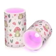 thumbnail image 2 of Red Mushroom Frog Flameless LED Candle Set with Remote, Battery Operated Color Changing Pillar Candles, Set of 2, 2 of 7