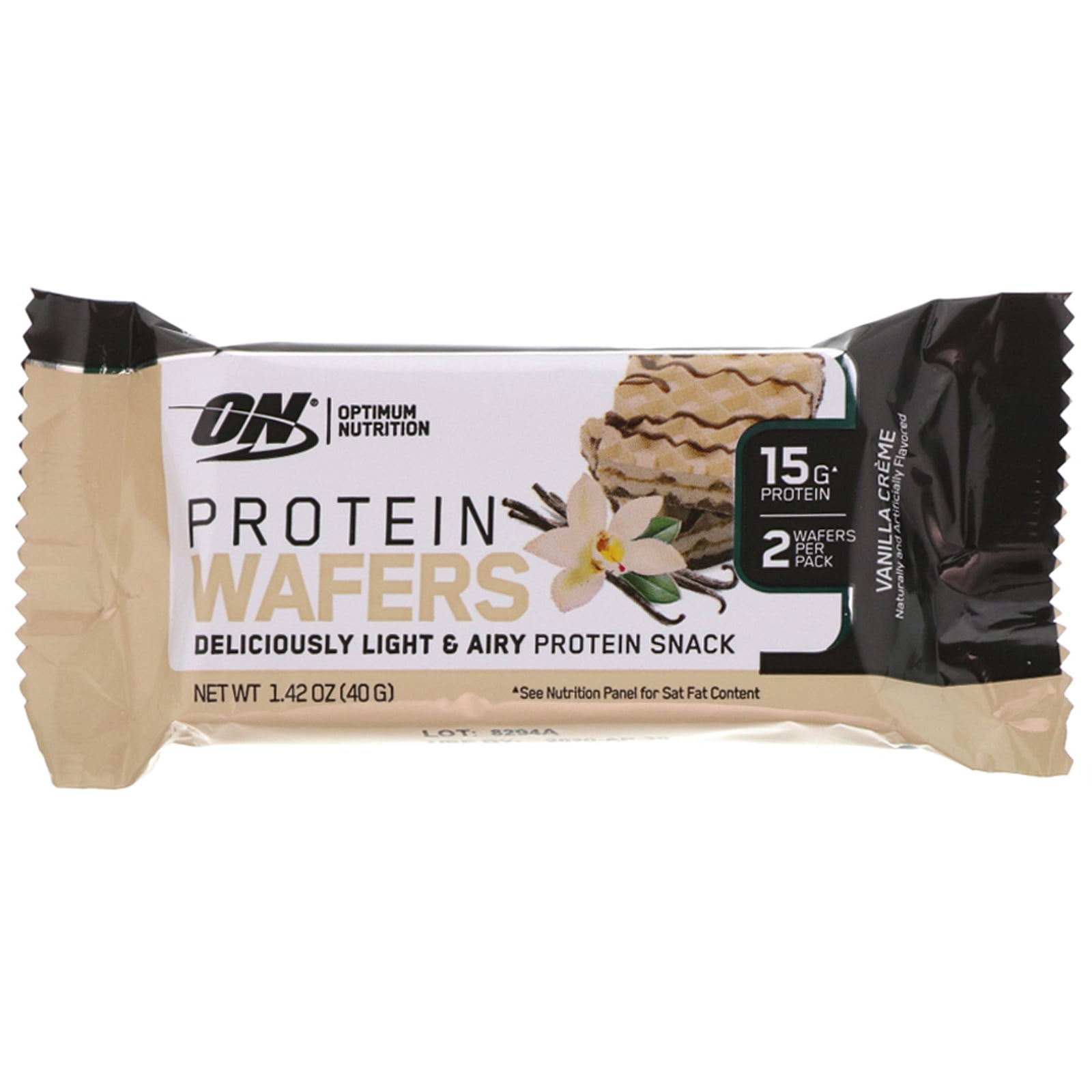 Optimum Nutrition Protein Wafers Vanilla Creme