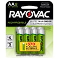 thumbnail image 2 of Rayovac Recharge NiMh, AA Batteries, 16 Count (2 x 8 count bundle), 2 of 3