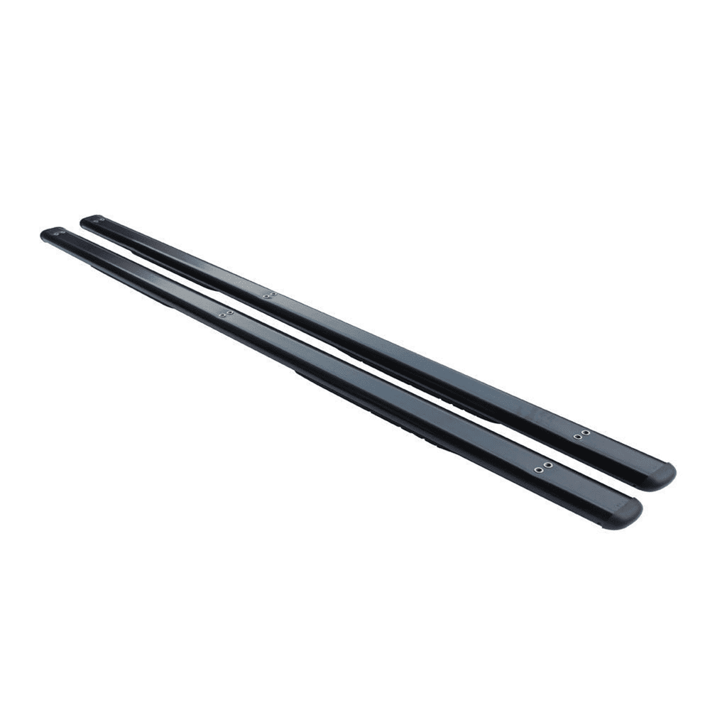 Ikon Motorsports Compatible with 07-21 Toyota Tundra Extended Cab 4" Oval Black Running Boards Side Step Nerf Bars