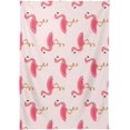 thumbnail image 2 of Coolnut Beautiful Pink Flamingo Rectangle Tablecloth,Dinner Table Cover for Outdoor & Indoor Patio, Picnic, BBQ, Holiday Party 60x90In, 2 of 7