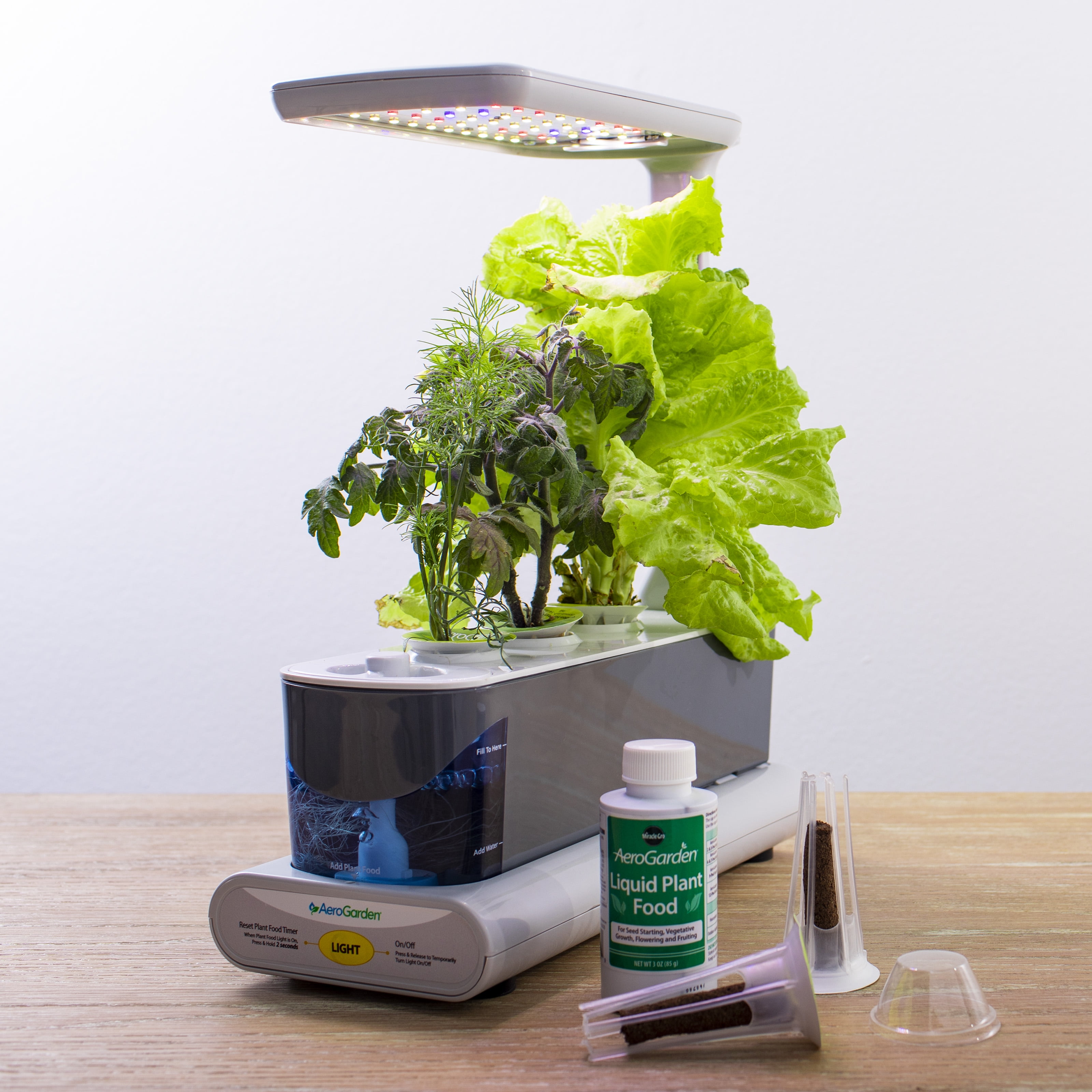 Exclusive Aerogarden Sprout Led Grey With Gourmet Herbs Seed Kit
