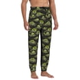 thumbnail image 4 of Kdxio Light Green Excavator Pattern Joggers,Sweatpants for Men with Pockets-Medium, 4 of 5