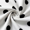 thumbnail image 6 of Women's Sleeveless V Neck Polka Dot Midi Dress, High Waist Flared A-Line Retro Swing Casual Dress with Side Pockets White XL(XL), 6 of 6