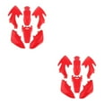 thumbnail image 4 of tssuouriy Rugged ABS Plastic Fairing Body Work Kit Set for CRF50-125CC Durable and Practical Red 280mm 2Set, 4 of 6