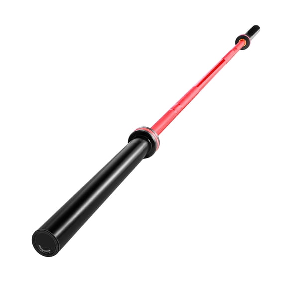 KFFKFF 7FT Barbell Bar for 2-Inch Weight Plates, Knurled Grip Bar for Strength Training, Weightlifting, Squats, Deadlifts, Bench Presses, Curls, and Overhead Presses, 1000lbs/453kg Load Capacity