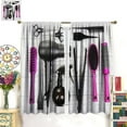 thumbnail image 3 of Glitter Diamond Curtains Black Silver Shiny Drips Deep Grey Luxury Texture Modern Curtain with Rod Pocket for Bedroom Living Room Decor Drapes Window Treatments 2 Panels 42x84 Inch, 3 of 4