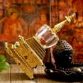 thumbnail image 4 of Maytalsory Gold Stable And Low Center Of Gravity Nature Crystal Made Buddha Statue Exquisite Craft Office Home, 4 of 6