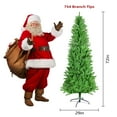 thumbnail image 6 of 6FT Classic Pencil Christmas Tree is an 72-inch classic pencil-shaped Christmas tree suitable for both Halloween and Christmas. It features dense branches for realistic Christmas decorations, 6 of 6