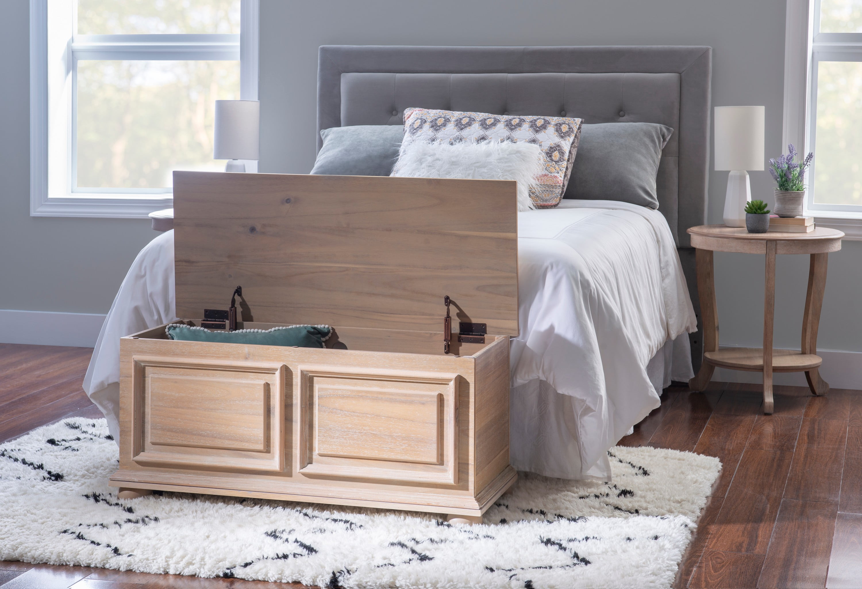 Debatin Cedar Storage Chest with Soft Close Hinges, Natural