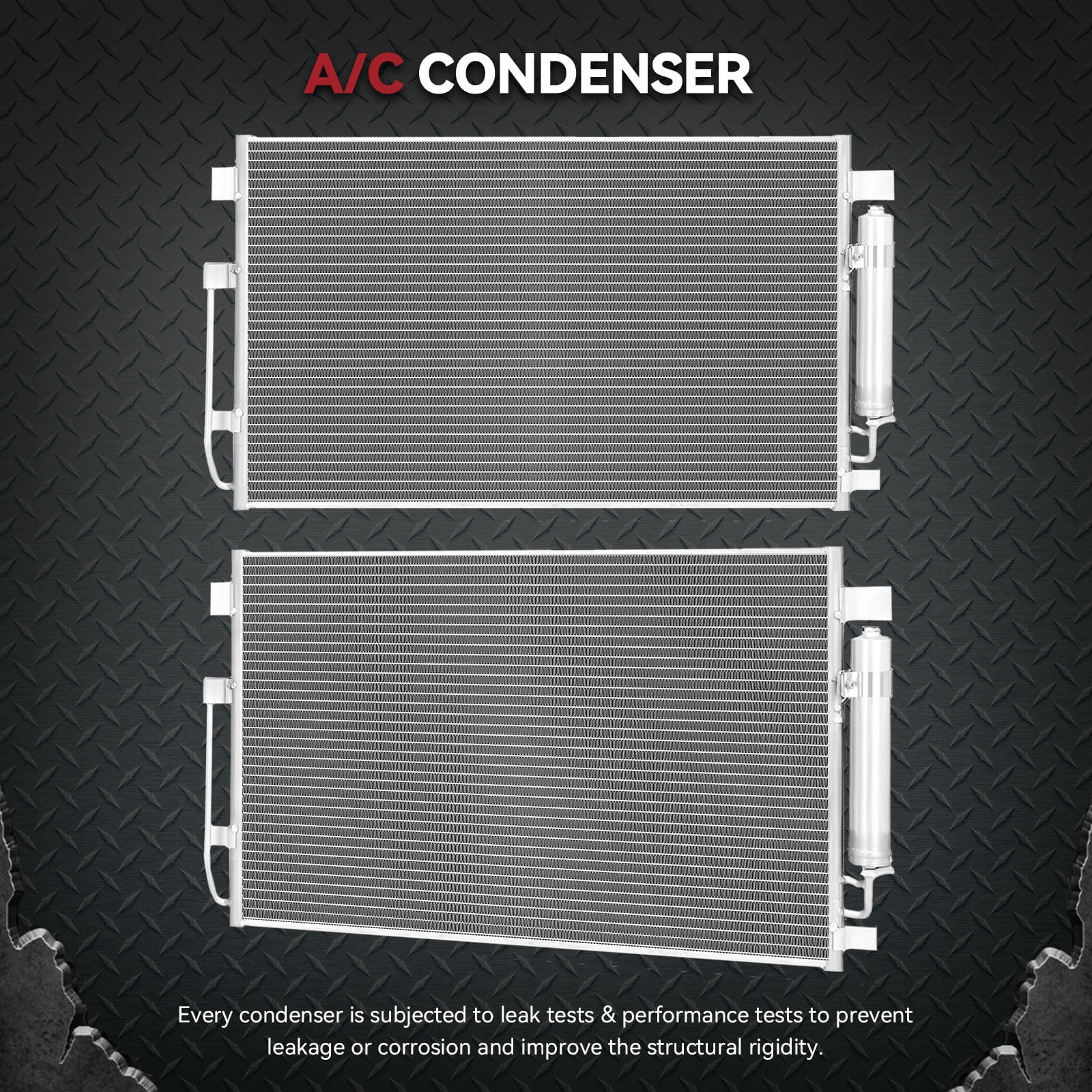 LEDKINGDOMUS AC Condenser for Nissan Altima (2007–2018) & Maxima (2009–2021) – Direct-Fit Replacement for OEM NI3030161 / NI3030171 – Fits 2.5L & 3.5L V6 Engines