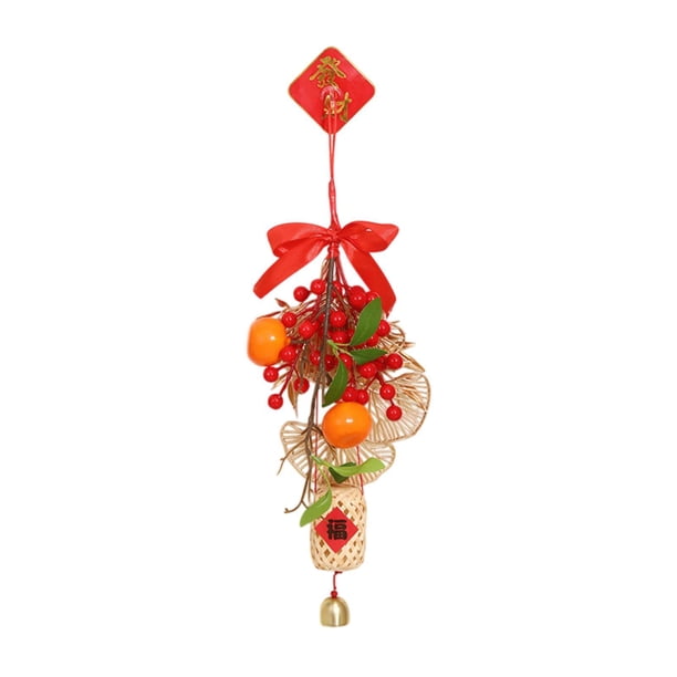 Kit de adornos de Año Nuevo chino 2025 para hacer tú mismo, decoración Feng Shui, año decorativo Mandarina