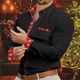 thumbnail image 1 of Camisa de manga larga con bolsillo y botonadura sencilla de moda para hombre 2024, línea vintage, tela suave y cómoda, top para hombre de talla grande, 1 of 6