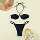 thumbnail image 2 of Traje de baño separado para mujer Beach Seaside Bikini cómodo Soporte de acero Traje de baño con estampado de leopardo OAVQHLG3B Store  lin121212, 2 of 4