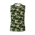 thumbnail image 6 of Picia Camouflage Dinosaur mens Cotton Tank Undershirts , Moisture-wicking Ribbed Tanks, Lightweight Cotton Tank Undershirts-Small, 6 of 8