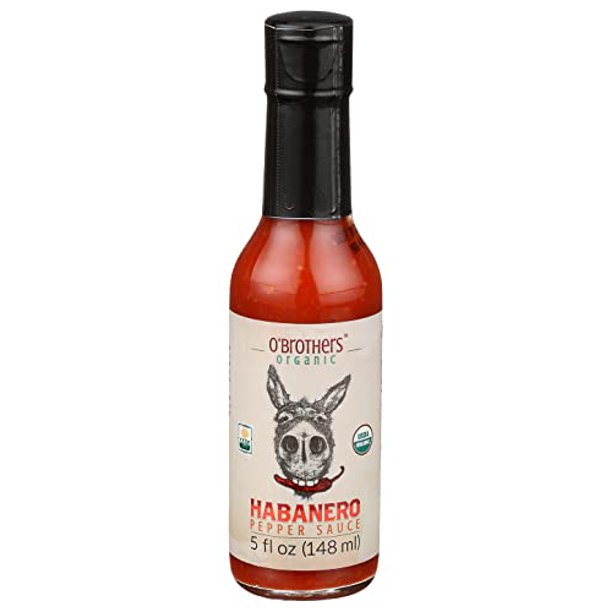O'Brothers, Habanero Hot Sauce, 5 oz